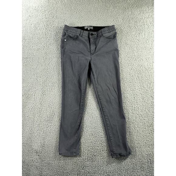 Wit & Wisdom Jeans Women 8 Mid Rise Skinny Gray Pants - Picture 1 of 7